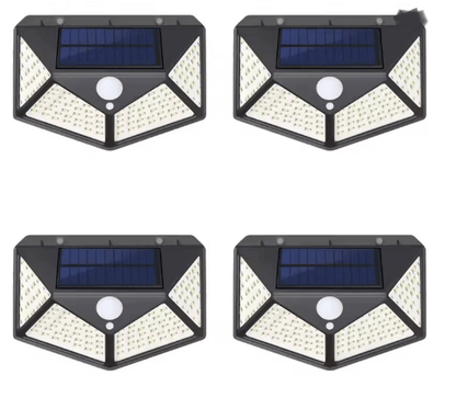 BrightGuard 100LED Solar Motion Sensor Wall Light  Outdoor Solar Security Lamp 5