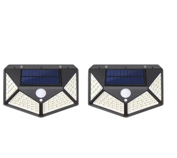 BrightGuard 100LED Solar Motion Sensor Wall Light  Outdoor Solar Security Lamp 4