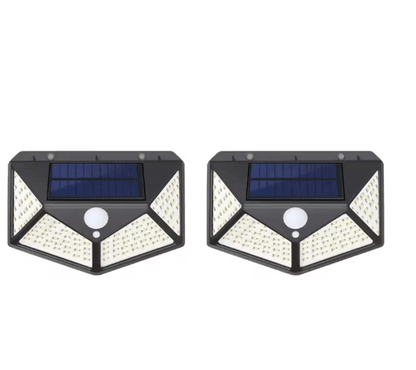 BrightGuard 100LED Solar Motion Sensor Wall Light  Outdoor Solar Security Lamp 4