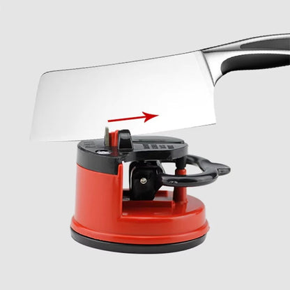SafeGrip Suction Base Kitchen Knife Sharpener For Chef And Damascus Knives 2