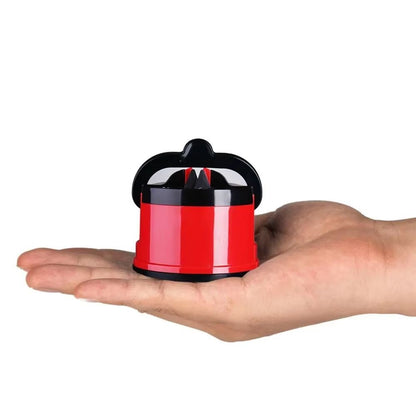 SafeGrip Suction Base Kitchen Knife Sharpener For Chef And Damascus Knives 3