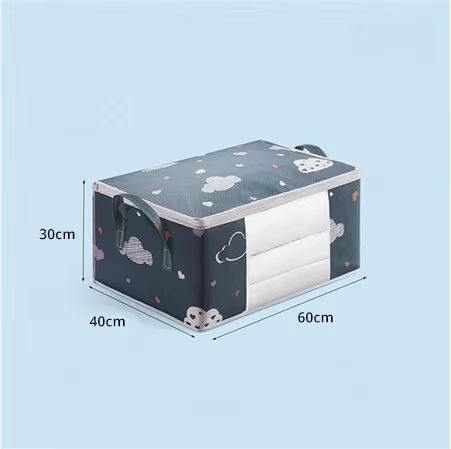 Large Capacity Clothes Storage Bag Organizer With Reinforced Handle For Blankets Bedding And Clothe 8