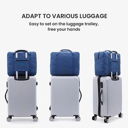 Lightweight Foldable Travel Duffel Bag Unisex Carry On Luggage Tote For Weekenders And Overnight St 1