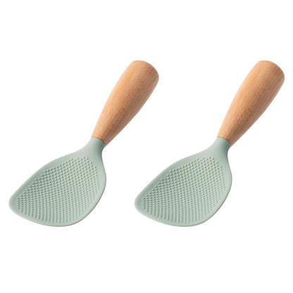Silicone Rice Spoon HeatResistant Silicone Spoon Non Stick Cooking Spoon Reusable Small Tool 10