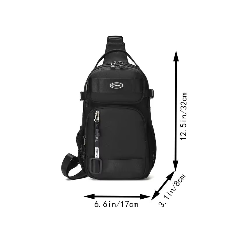 Riding Backpack For Men Lightweight Mens Chest Bag Casual Single Shoulder Crossbody Bag With Large  1