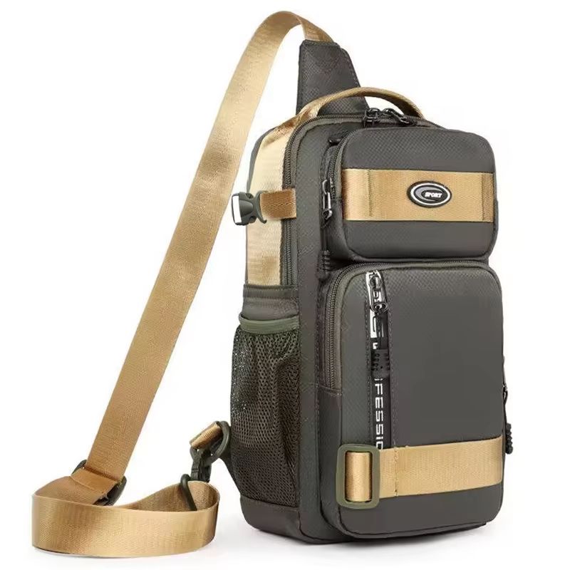 Riding Backpack For Men Lightweight Mens Chest Bag Casual Single Shoulder Crossbody Bag With Large  3