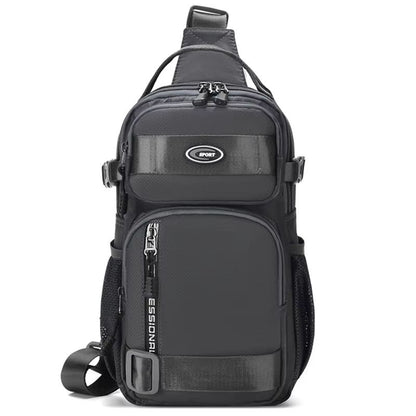 Riding Backpack For Men Lightweight Mens Chest Bag Casual Single Shoulder Crossbody Bag With Large  8