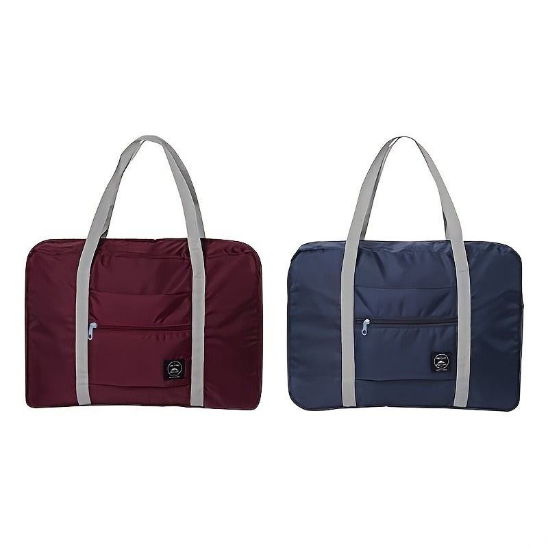 Expandable Fitness Bag, Foldable Large Capacity Travel Luggage, Sports Carry On, Weekend Luggage Check In