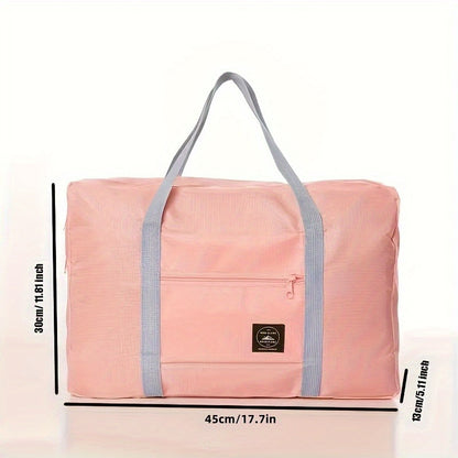 Expandable Fitness Bag, Foldable Large Capacity Travel Luggage, Sports Carry On, Weekend Luggage Check In