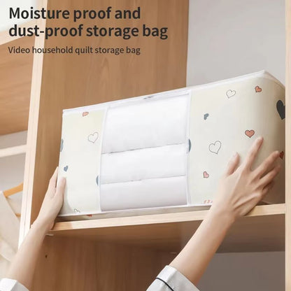Quilt Storage Bag Large Capacity Dustproof Moistureproof Clothes Storage Bag For Home Moving And Or 2