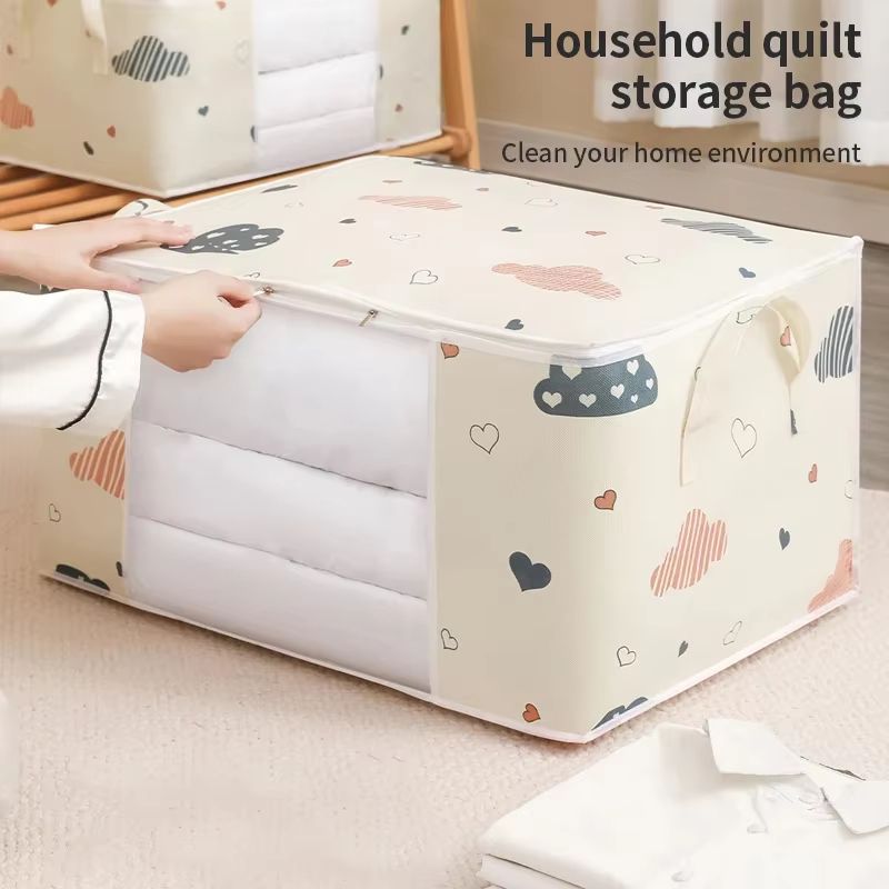 Quilt Storage Bag Large Capacity Dustproof Moistureproof Clothes Storage Bag For Home Moving And Or 3