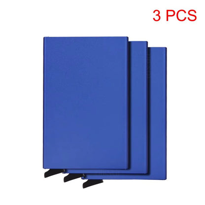 RFID Smart Wallet Minimalist Metal Wallet Slim Card Holder Pop Up Wallet For Men And Women 15