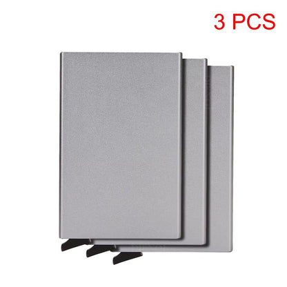 RFID Smart Wallet Minimalist Metal Wallet Slim Card Holder Pop Up Wallet For Men And Women 16