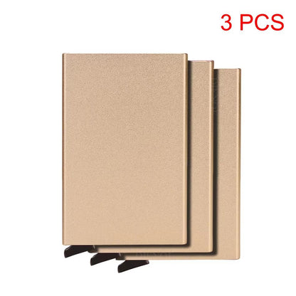 RFID Smart Wallet Minimalist Metal Wallet Slim Card Holder Pop Up Wallet For Men And Women 18