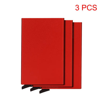 RFID Smart Wallet Minimalist Metal Wallet Slim Card Holder Pop Up Wallet For Men And Women 19
