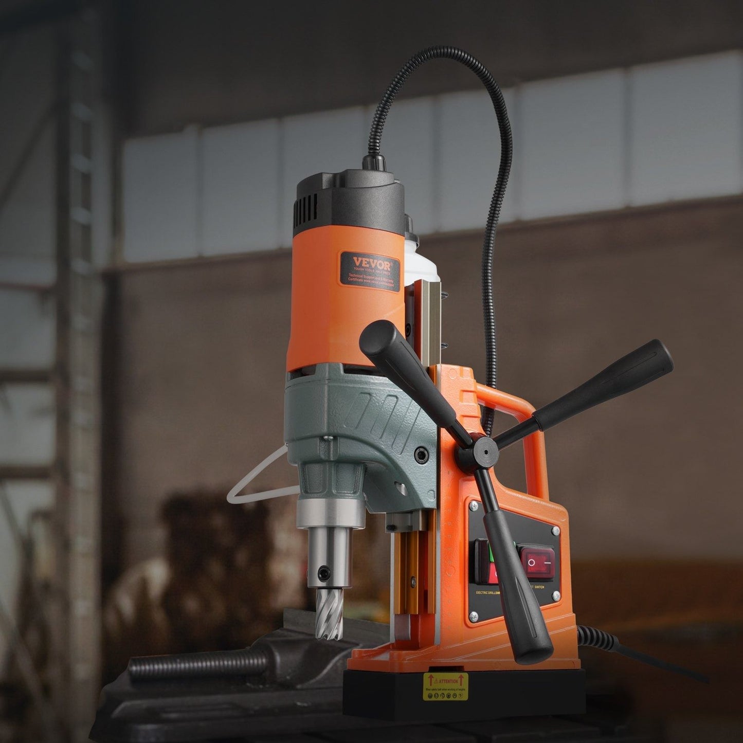 Portable Magnetic Drill Boring Diameter RPM Mag Drill Press For Metal Steel And Industrial Home Pro 6