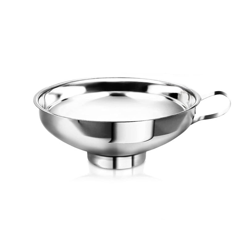 Stainless Steel Canning Funnel With Handle Wide And Regular Jar Funnel For Liquids Jams Oils Spices 7