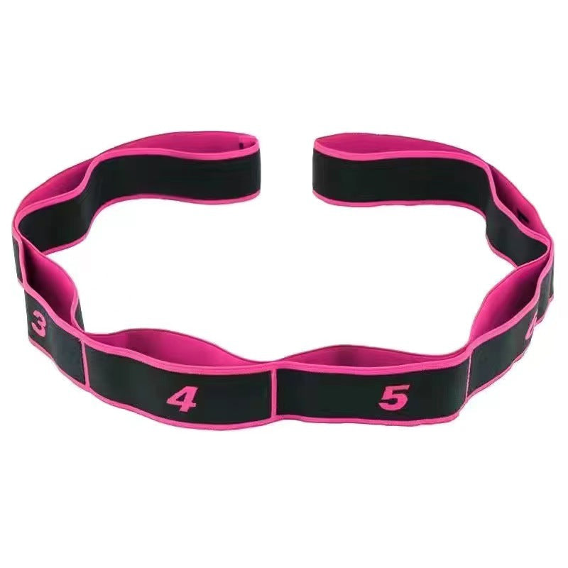 Stretching Belt Pilates Fitness Style Dance Yoga Elastic Stretch Resistance Band Digital Elasticity 6