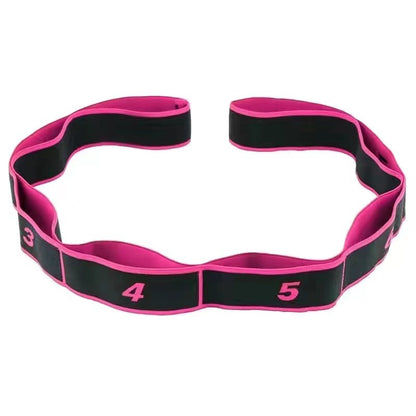 Stretching Belt Pilates Fitness Style Dance Yoga Elastic Stretch Resistance Band Digital Elasticity 6