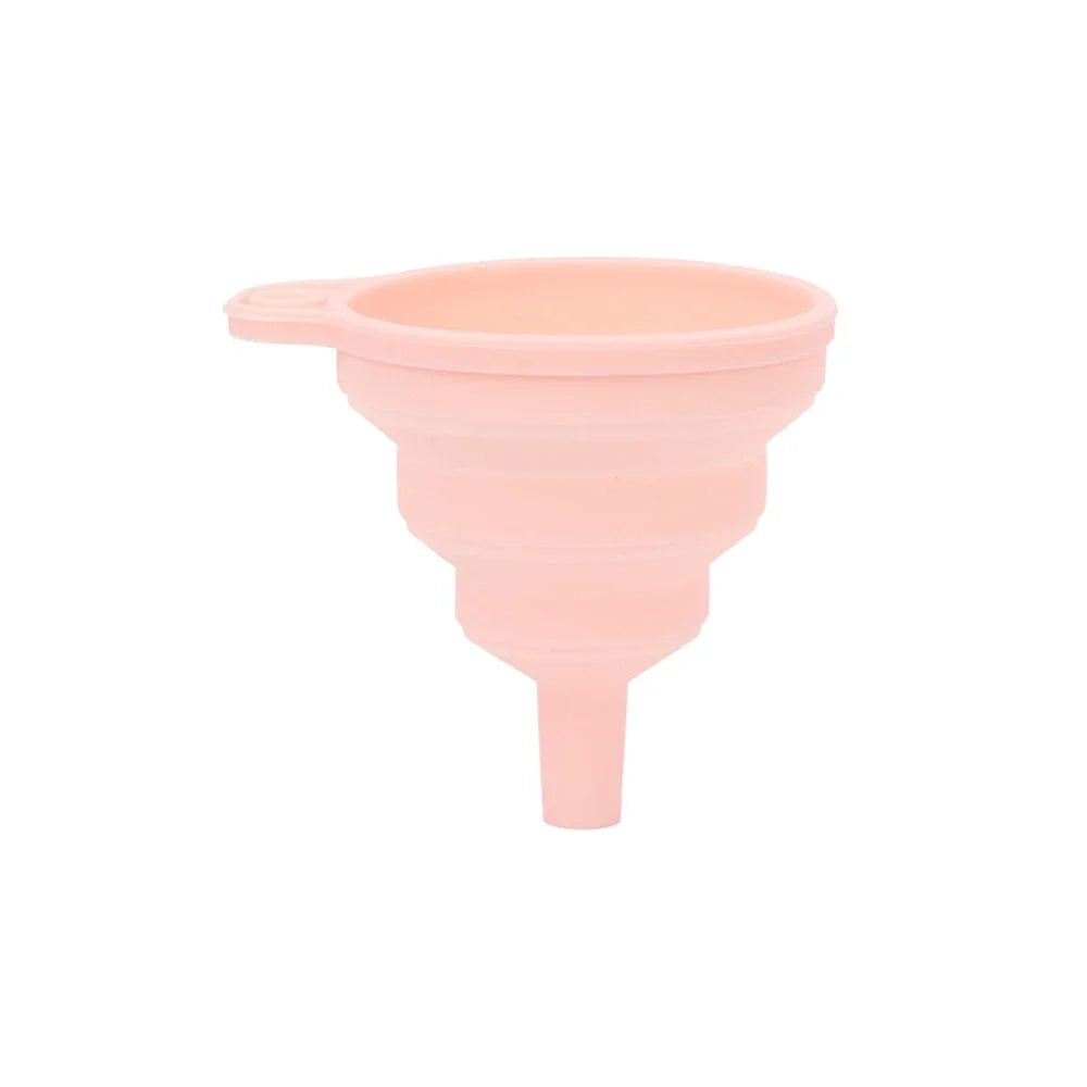 Car Engine Funnel Universal Silicone Funnel Portable Liquid Funnel Fold Able Auto Oil Petrol Change 8