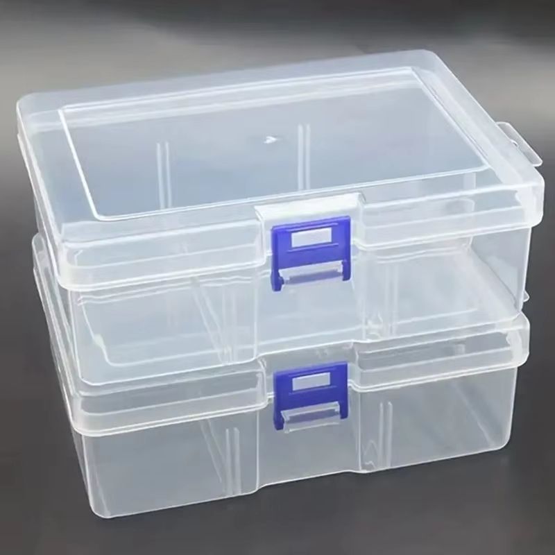 Transparent Plastic Storage Box For Jewelry Hardware Accessories Small Items DIY Crafts And Cosmetics