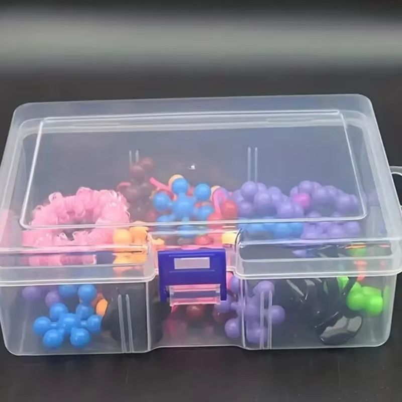 Transparent Plastic Storage Box For Jewelry Hardware Accessories Small Items DIY Crafts And Cosmeti 1