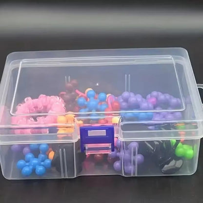 Transparent Plastic Storage Box For Jewelry Hardware Accessories Small Items DIY Crafts And Cosmeti 1