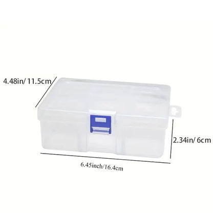 Transparent Plastic Storage Box For Jewelry Hardware Accessories Small Items DIY Crafts And Cosmeti 2
