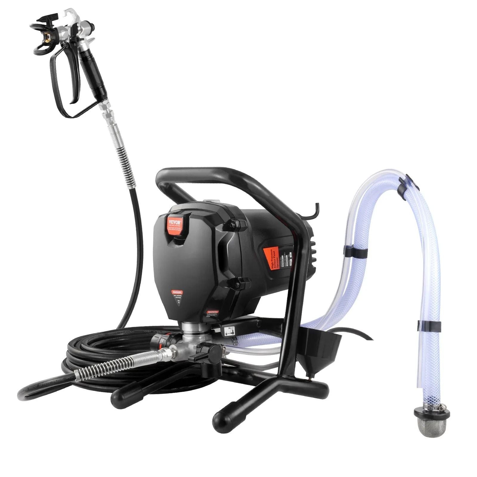 Electric Stand Airless Paint Sprayer High Efficiency Paint Gun Smooth And Fine Finish For Home Furn 8