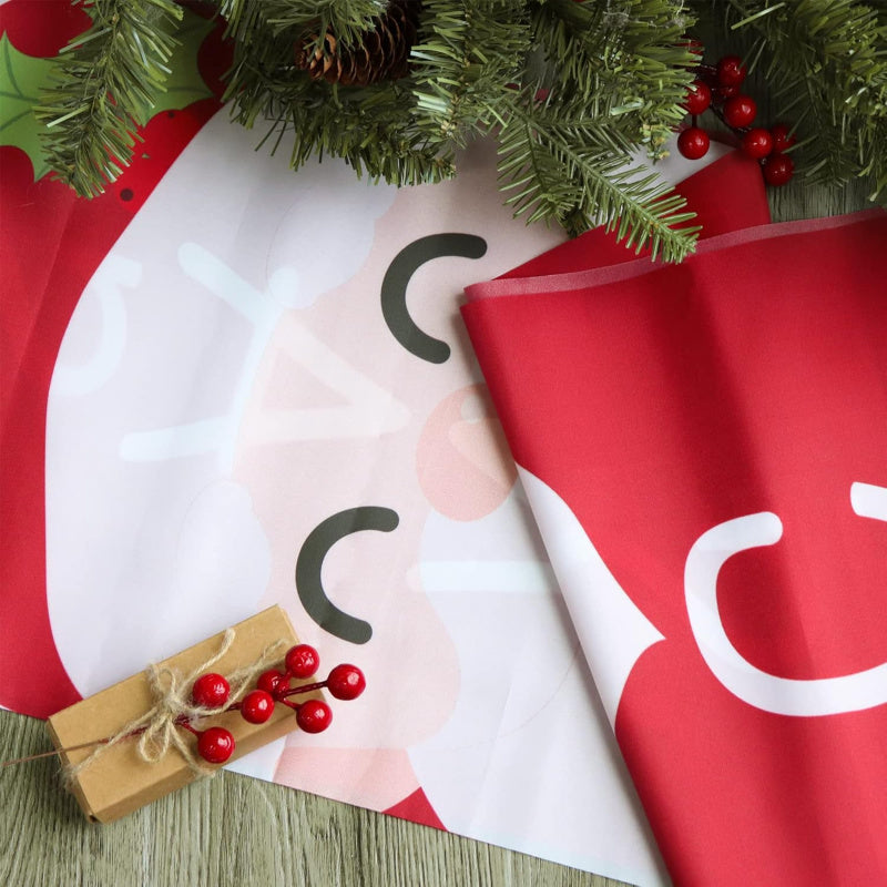 Santa Snowman Decorations Christmas Outdoor Yard Sign Set Durable Poles Hanging Porch Home Indoor O 2