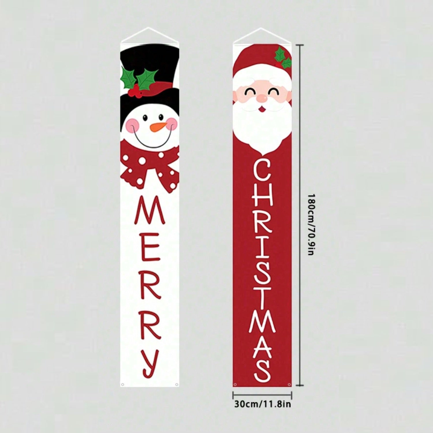 Santa Snowman Decorations Christmas Outdoor Yard Sign Set Durable Poles Hanging Porch Home Indoor O 4