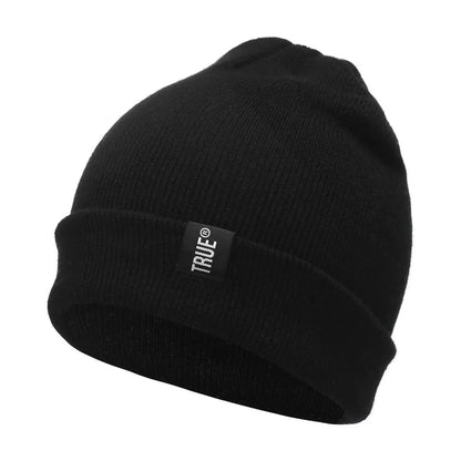 Casual Beanies For Men Women Letter True Colors Knitted Winter Hat Solid Hiphop Skullies Hat Unisex 6