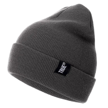 Casual Beanies For Men Women Letter True Colors Knitted Winter Hat Solid Hiphop Skullies Hat Unisex 9