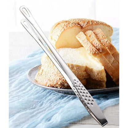 Stainless Steel Food Tongs Long Handle Kitchen Cooking Tools NonSlip Barbecue Tongs Steak Tongs Kit 2