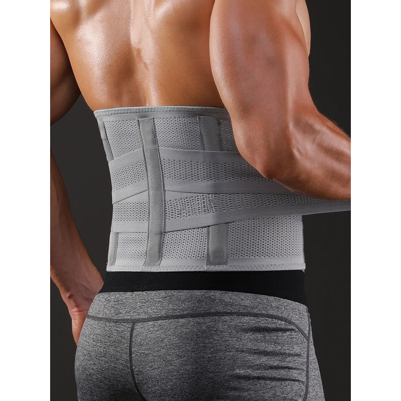 Unisex Lower Back Support, Adjustable Waist Trainer, Tummy Band for Cycling, Weightlifting