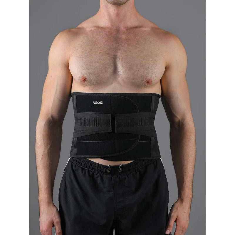Unisex Lower Back Support, Adjustable Waist Trainer, Tummy Band for Cycling, Weightlifting
