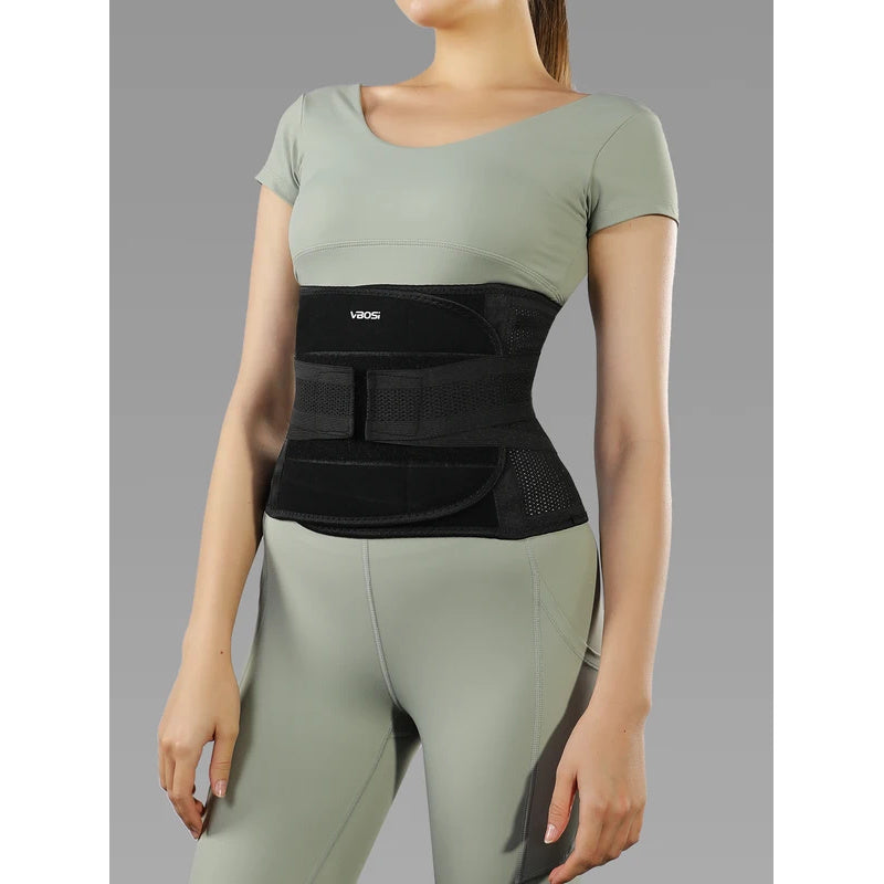 Unisex Lower Back Support, Adjustable Waist Trainer, Tummy Band for Cycling, Weightlifting