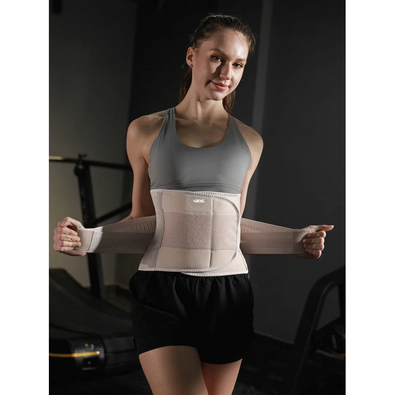 Unisex Lower Back Support, Adjustable Waist Trainer, Tummy Band for Cycling, Weightlifting