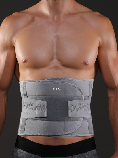 Unisex Lower Back Support, Adjustable Waist Trainer, Tummy Band for Cycling, Weightlifting