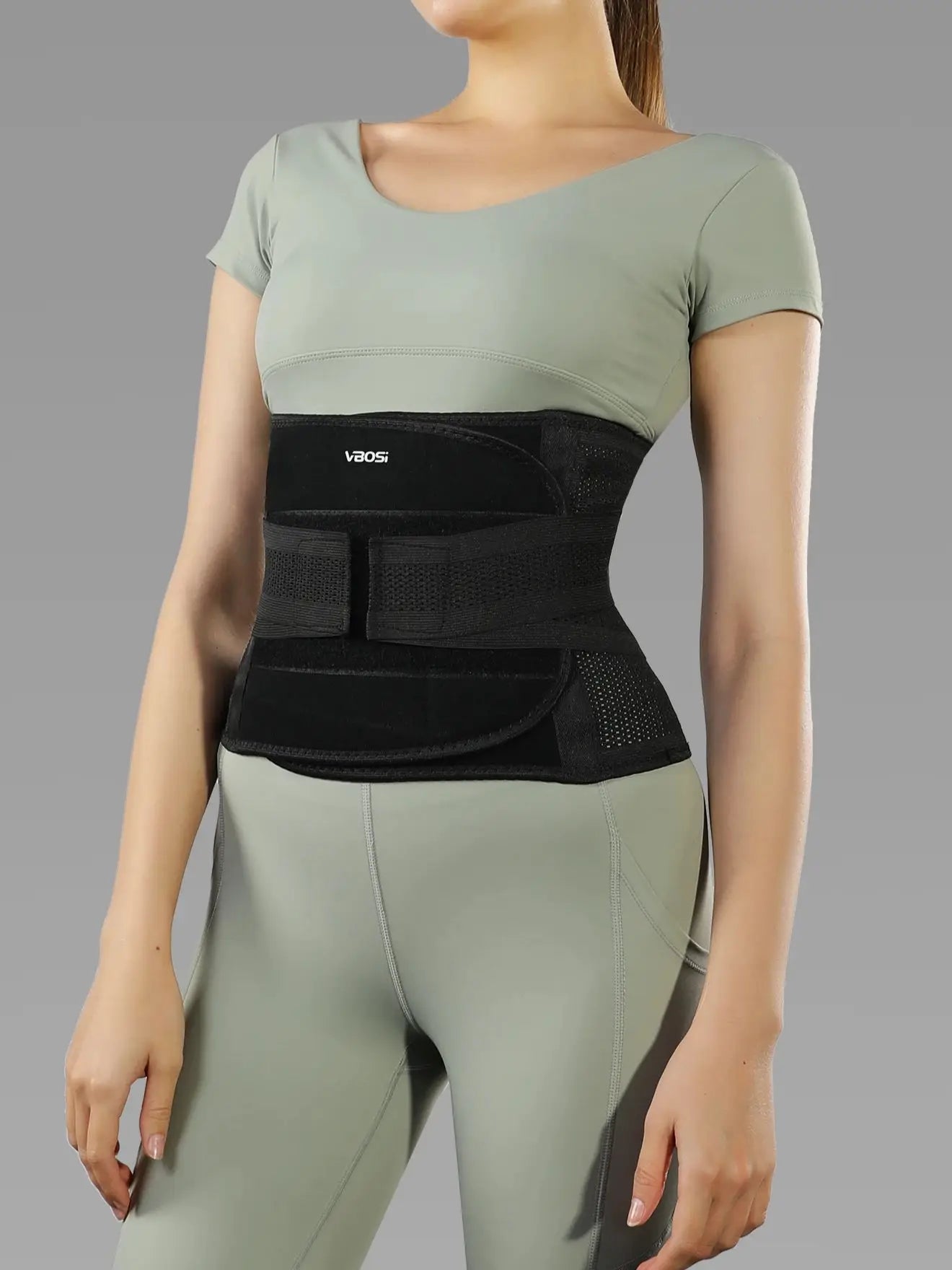 Unisex Lower Back Support, Adjustable Waist Trainer, Tummy Band for Cycling, Weightlifting