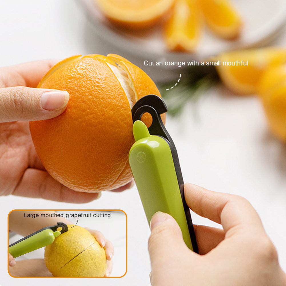 Orange Peeler, Stripper, Multi functional Peeling Knife, Citrus Cutter, Grapefruit Lemon Orange Tool