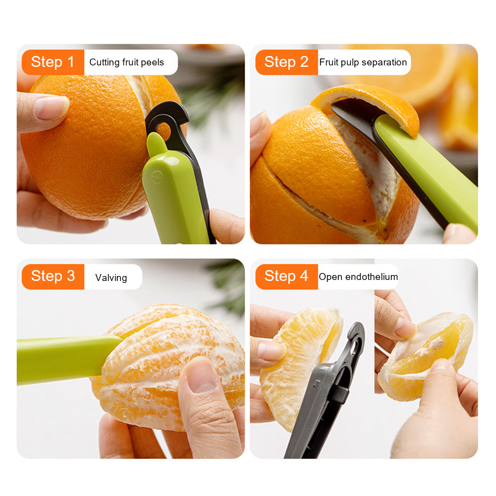 Orange Peeler, Stripper, Multi functional Peeling Knife, Citrus Cutter, Grapefruit Lemon Orange Tool