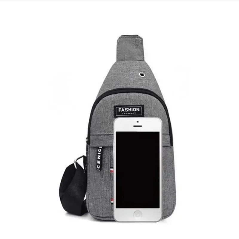 Waterproof Mens Waist Bag Convenient Casual Style Adjustable Shoulder Strap Large Capacity Ideal Fo 1