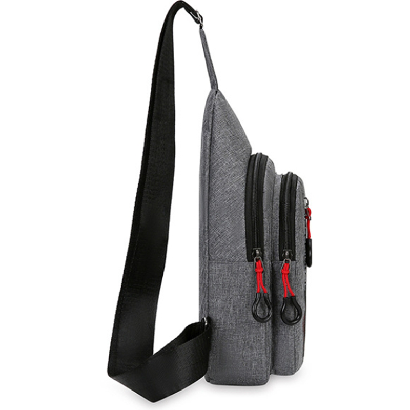 Glow-in-the-dark bag, men's and women's crossbody, outdoor sports, casual chest bag