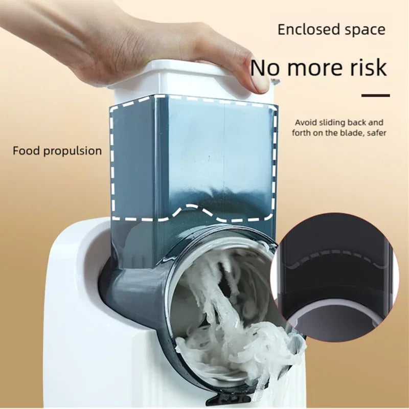 Multi-function Vegetable Cutter, Electric Vegetable Slicer, Household Shredder, Automatic Kitchen Cutter