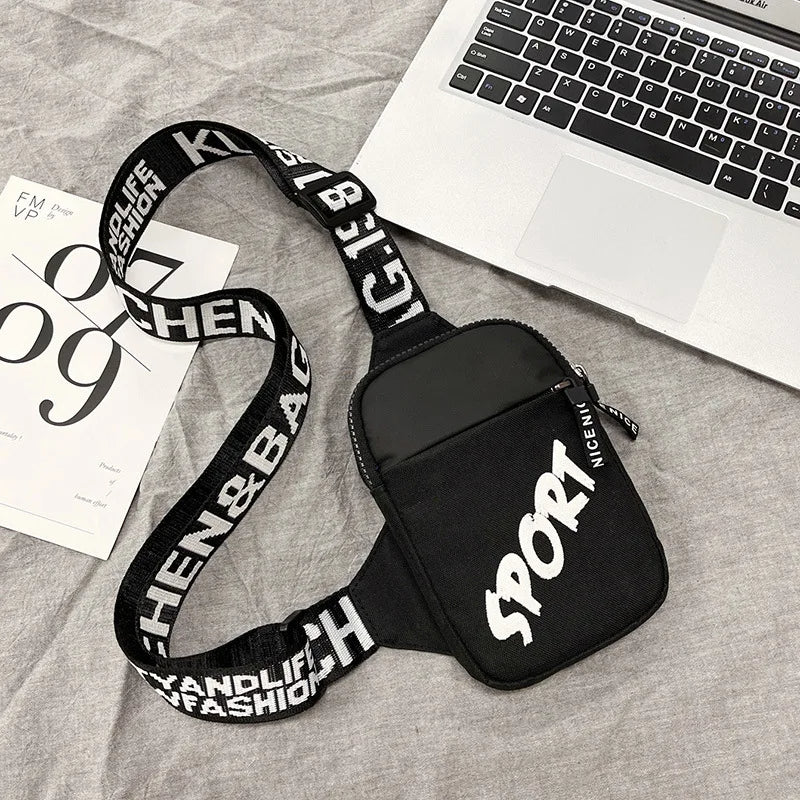 Waterproof Small Backpack Mobile, Men's Shoulder Bag, Crossbody Bags, Man's Messenger Bag, Square Bag