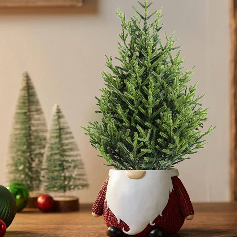 Artificial Green Plants, Pine Cypress Trees, Indoor Outdoor Home Decor, Christmas Decoration Simulated, Xmas Ornaments