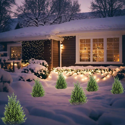 Artificial Green Plants, Pine Cypress Trees, Indoor Outdoor Home Decor, Christmas Decoration Simulated, Xmas Ornaments