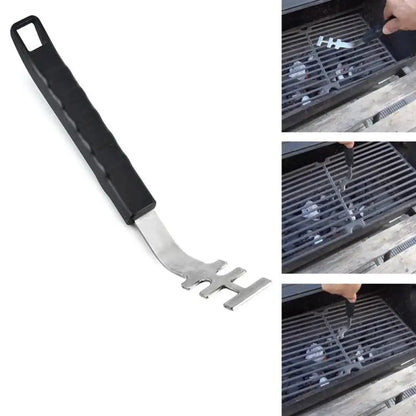 Anti-Scald Grill Grate Lifter, Heat-Resistant Cooking Tool, Grill Tools Accessories, BBQ Grill Net Lifter