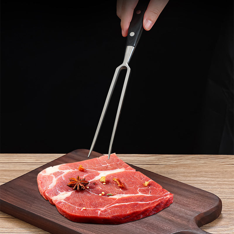 Barbecue Fork, Portable Outdoor BBQ, Stainless Steel Grill Tools, Beef Cooking Accessories